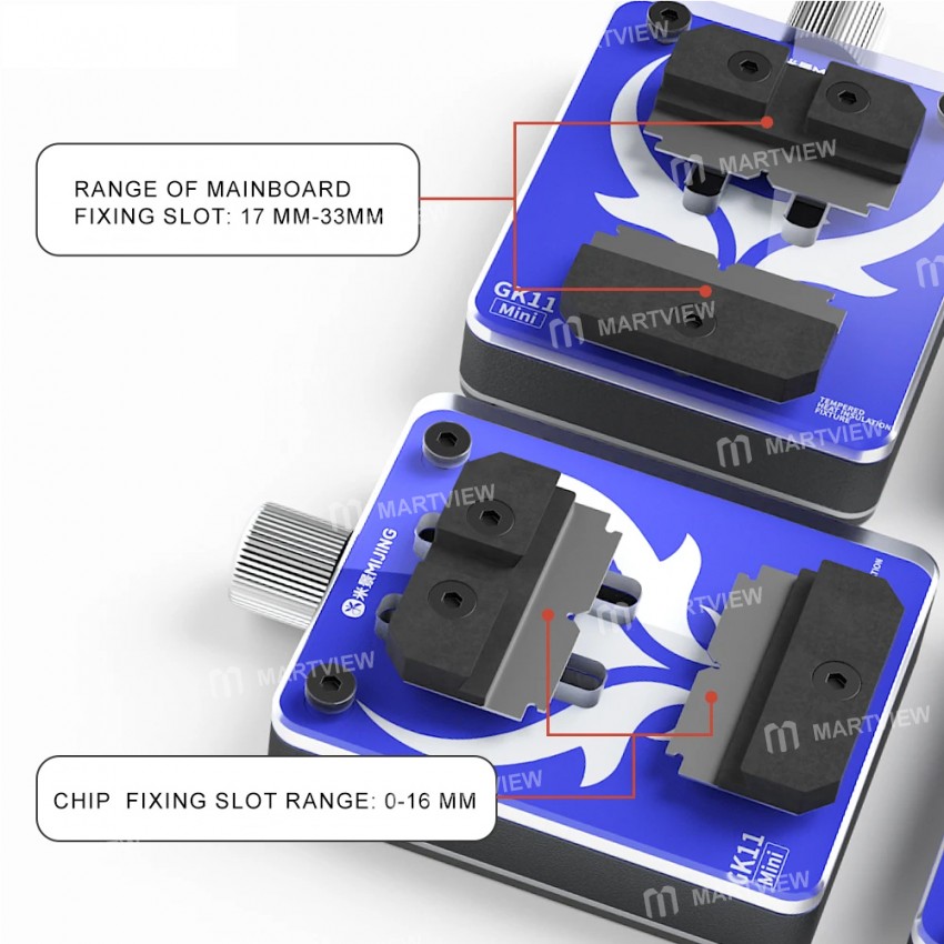 mijing gk11-gk12-mini-universal-toughened-insulated-glass-motherboard-repair-fixture-5