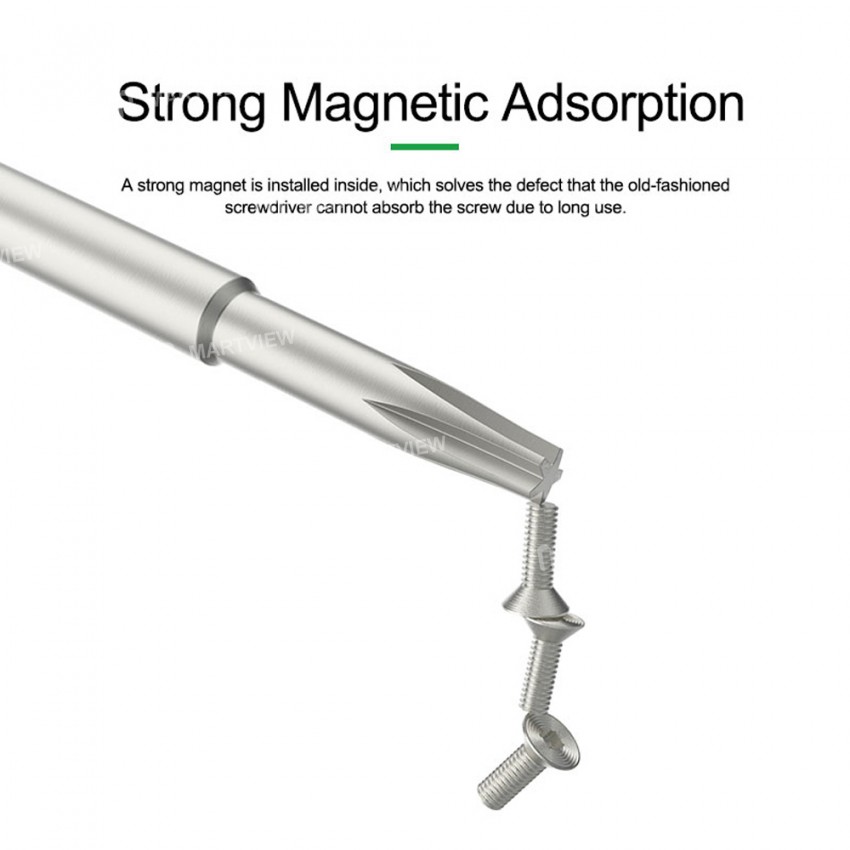 Relife RL-728 2D Strong Magnetic Extra Hard Anti-slip Screwdriver for Phone Repair