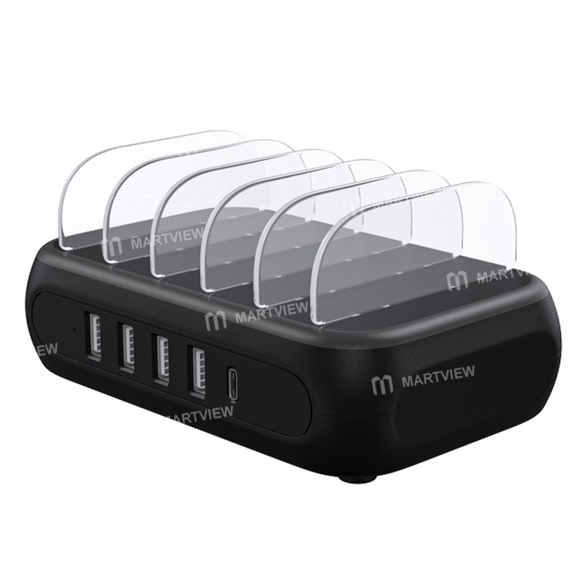 Orico APD-4U1C Type-C 5 Ports Charging Station with Phone Stand for iPhone / Android Phone / Earphon
