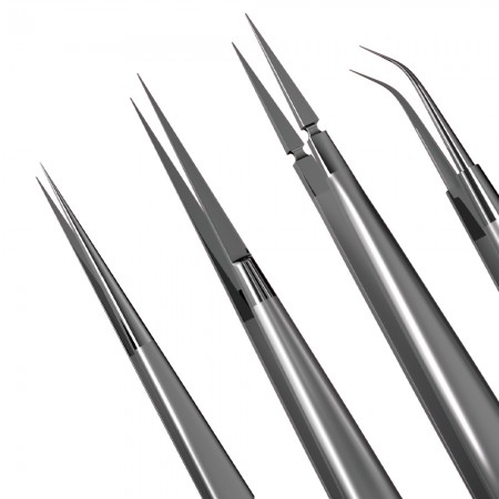 i2C NS Series Super Alloy High Precision Stainless Steel Super Hard Extra Tip Flying Wire Tweezers