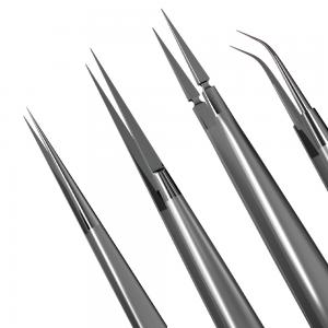 i2C NS Series Super Alloy High Precision Stainless Steel Super Hard Extra Tip Flying Wire Tweezers