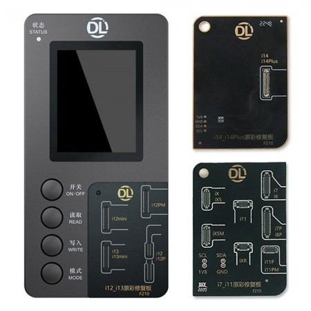 DL F210 Multifunction LCD Original Color Recovery Programmer for iPhone 8 to 14 / 14 Plus