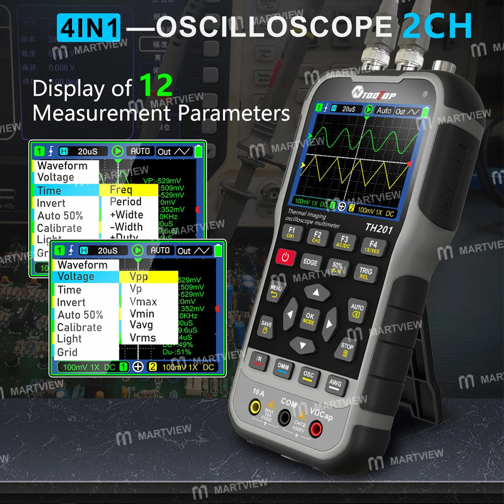 tooltop th201-4-in-1-thermal-imaging-dual-channel-oscilloscope--multimeter--signal-generator-13