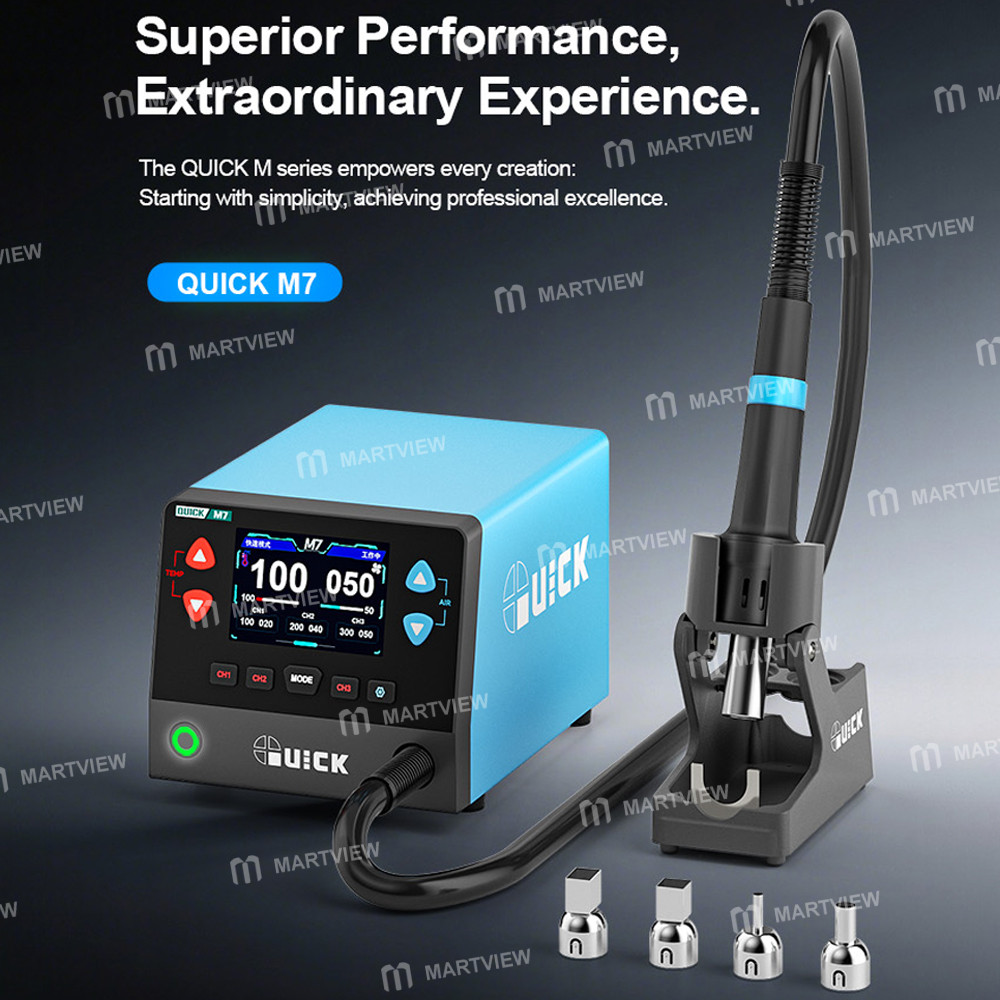 quick m7-1000w-9-channel-hd-digital-display-intelligent-hot-air-gun-desoldering-station-8