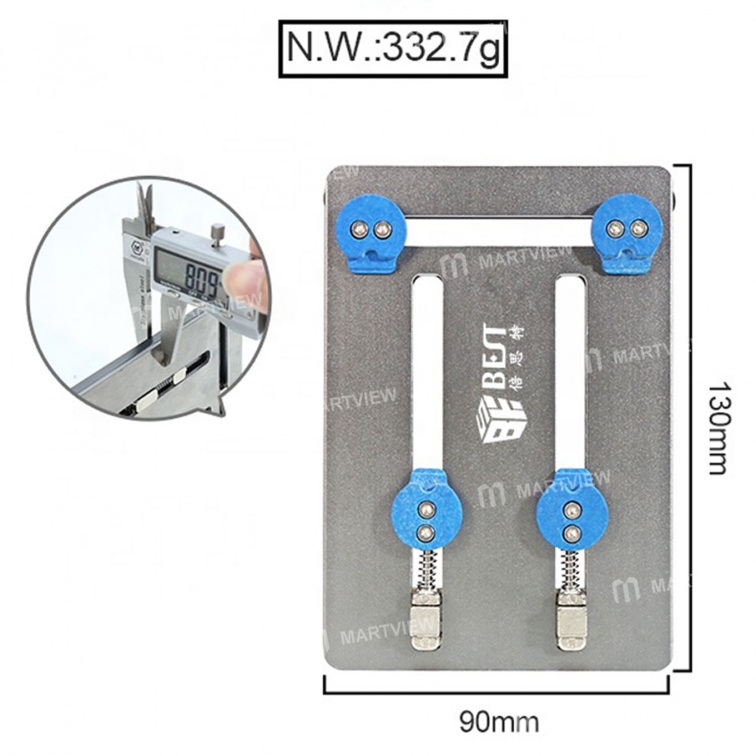 BST-001N / 001P Aluminum Alloy Double Bottom Plate Fixture for Motherboard PCB IC Chip
