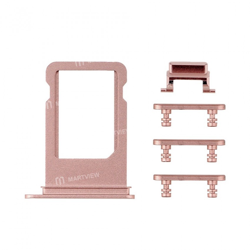 Replacement sim card slot holder tray volume button power button mute button for iPhone 7