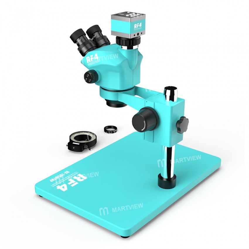 rf4 rf7050tvp-4k-po2-synchronous-zoom-stereo-microscope-workbench-with-4k-ultra-hd-ccd-camera-13
