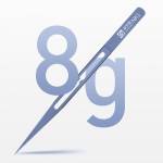 Amaoe NK1 / NK2 Non-magnetic Super Toughness Industrial Titanium Alloy Tweezers for Phone Repair