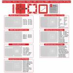 fixture holder-iphone--qualcomm--hisilicon--mtk--samsung--emmc--universal-bga-series-cpu-83pcs