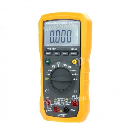 HYELEC MS88 Multifunction Digital Multimeter / Auto and Manual Range / Frequency / Relative