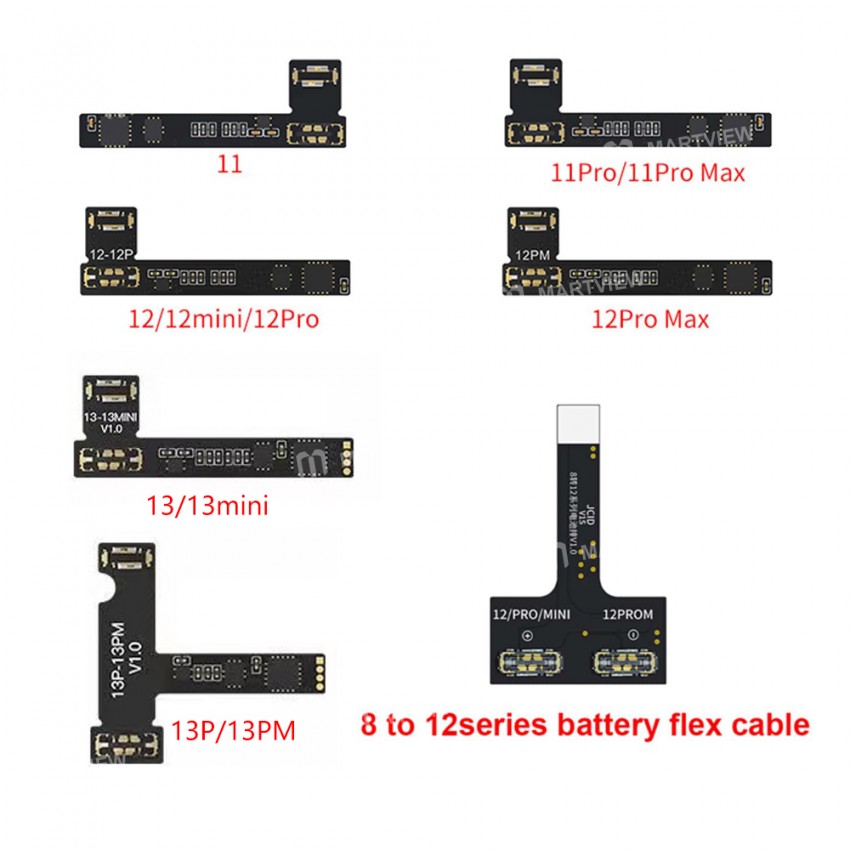 JC V1SE External Battery FPC Flex Cable for iPhone 11 to 13 Pro Max