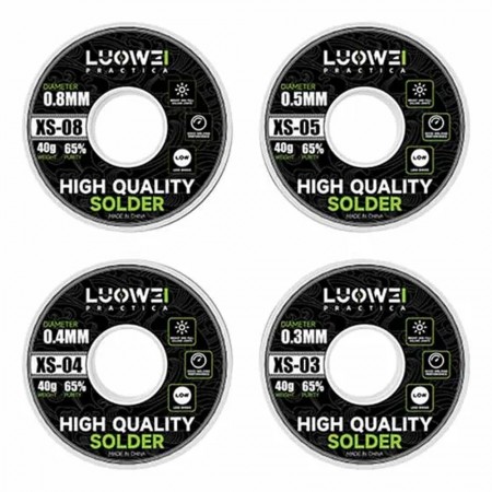 Luowei 40g High Purity Rosin Core Low-Temperature Welding Tin Wire