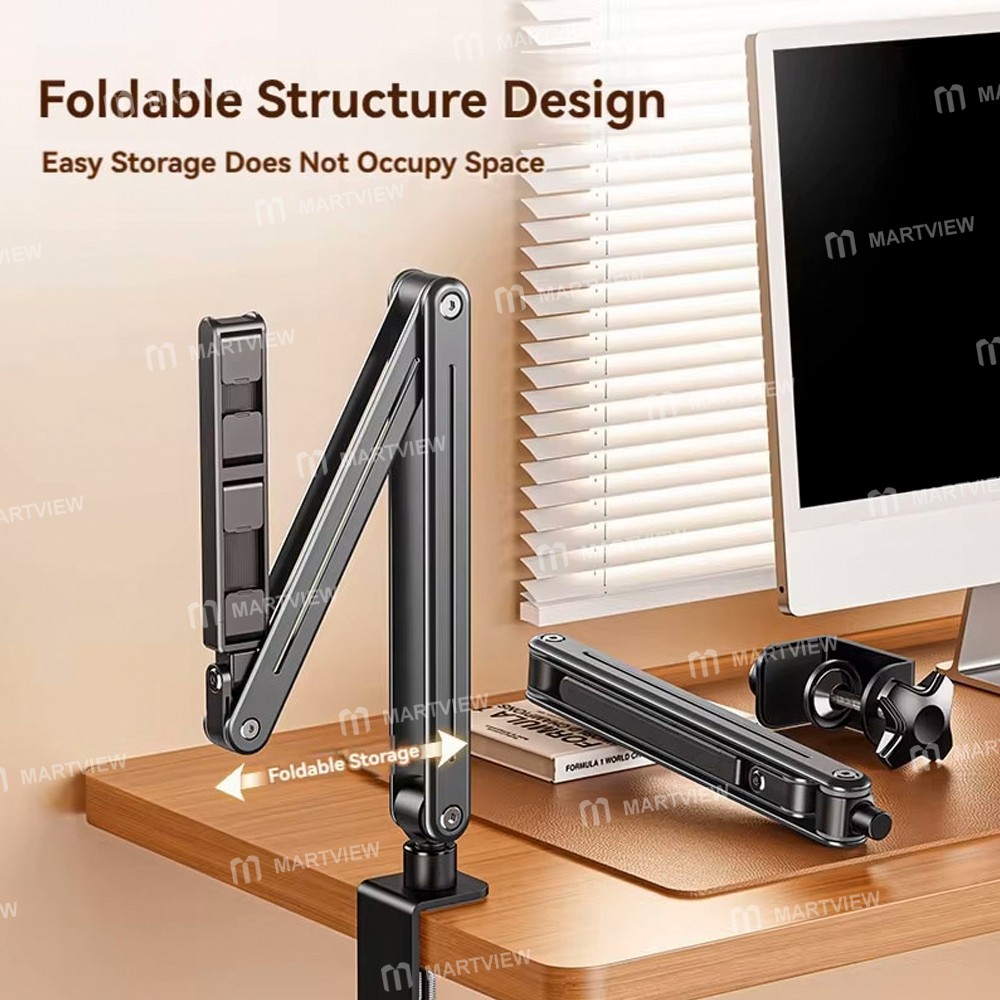 foldable rotatable-long-arm-holder-for-5-to-13-inches-phone-tablet-5