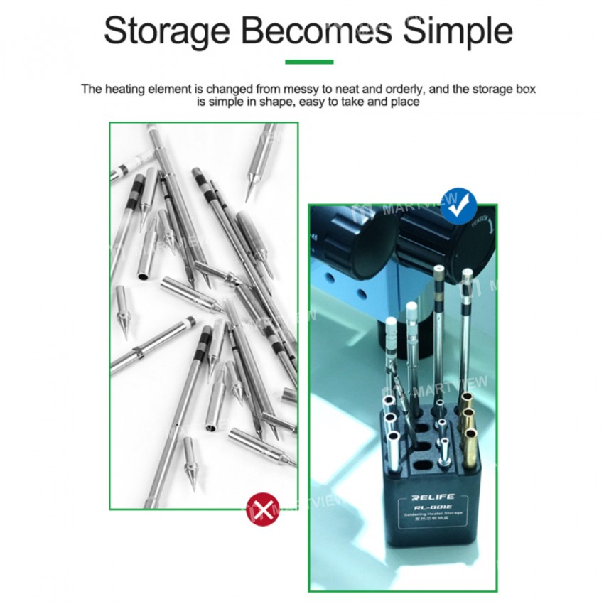 RELIFE RL-001E Soldering Heating Core Repair Storage Box