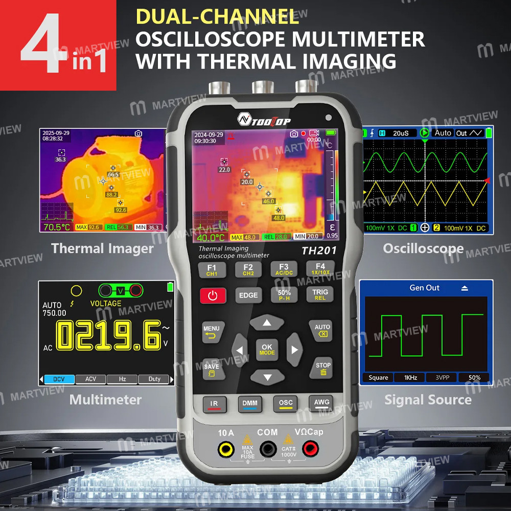 tooltop th201-4-in-1-thermal-imaging-dual-channel-oscilloscope--multimeter--signal-generator-6