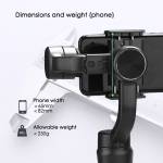 3-Axis Universal Adjustable Handheld Gimbal Stabilizer for Smartphone Camera