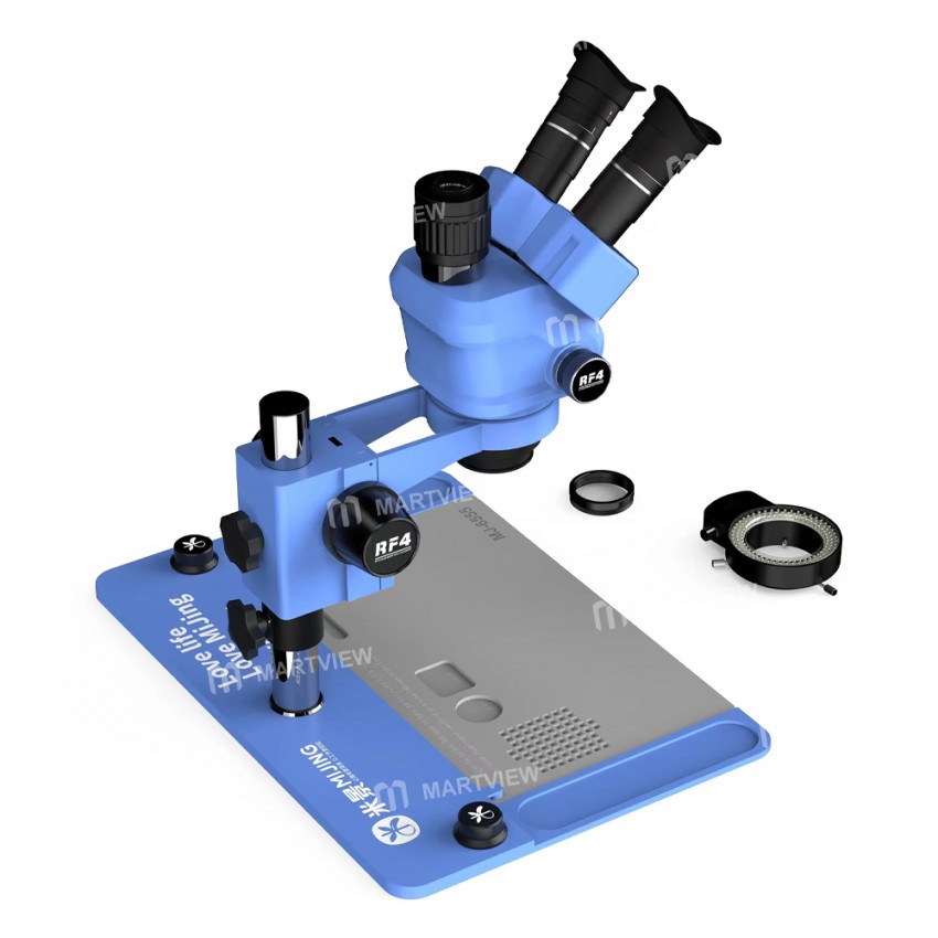 mijing mj-6555-65-55x-synchronous-zoom-trinocular-stereo-microscope-with-aluminum-alloy-base-4