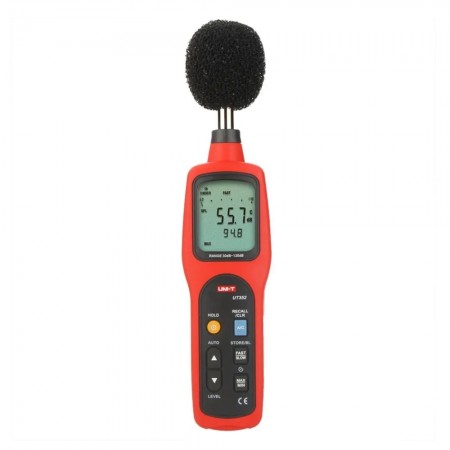 UNI-T UT352 30~130dB Condenser Microphone Digital Sound Level Meter for Noise Monite