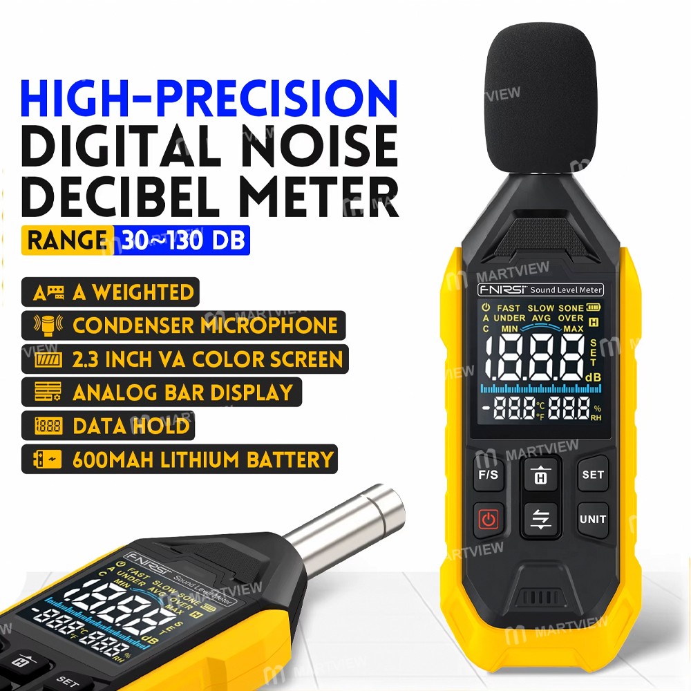 fnrisi fdm01-high-accuracy-digital-noise-meter-for-decibel-measurement-6