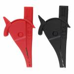 UNI-T UT-C02A Alligator Clip Banana Interface Straight Plug Applies to Most Multimeters - 2Pcs
