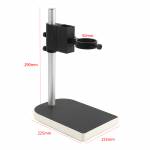 Microscope Camera Adjusting Lifting Bracket Rotating Table Bracket Holder with 130X C-mounting Lens