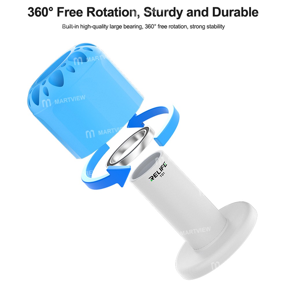 relife t01-25-hole-multi-functional-360-rotation-storage-organizer-for-relife-e2-electric-screwdrive