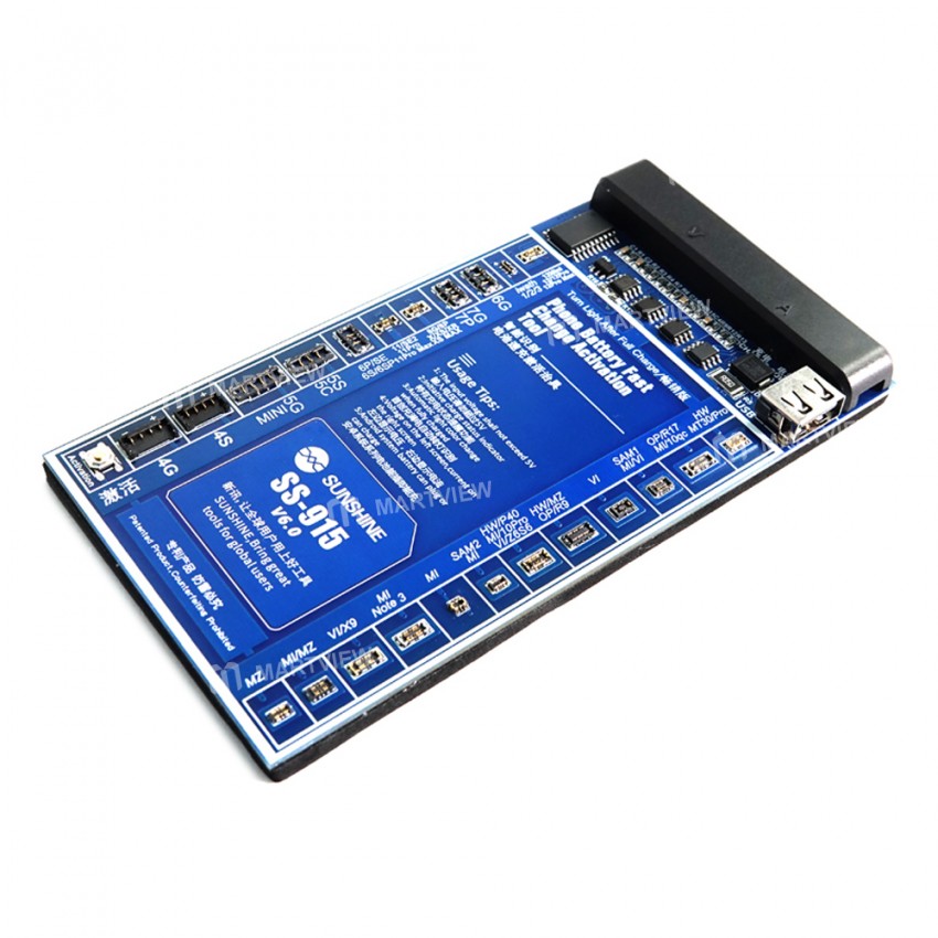 Sunshine SS-915 Upgrade V6.0 Verison Fast Charging Smartphone Battery Activation Board with LED Disp