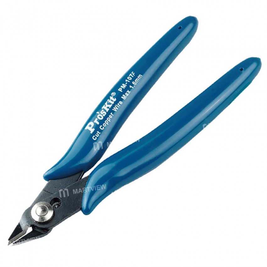 Pro's Kit PM-107C / PM-107F Wear-resistant Precision Thin Knife Oblique Nozzle Cutting Pliers