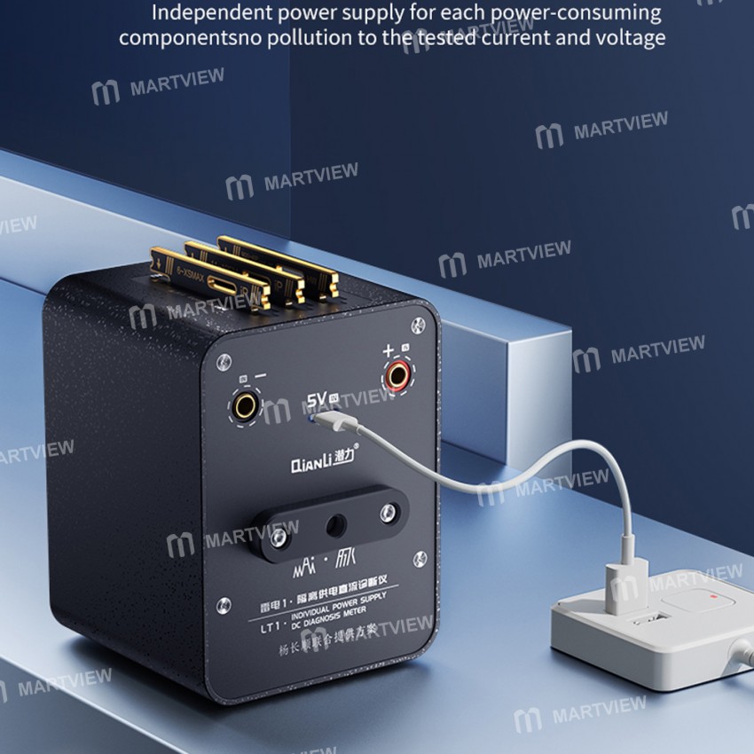 Qianli LT1 Type C Interface Insulate Power Supply DC Diagnostic Instrument with Boot Test Cable