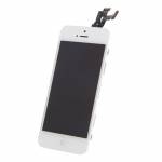 Replacement OEM iPhone 5c LCD with spareparts home button earphone camera etc white