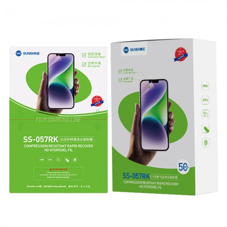 Sunshine SS-057RK Anti-stress Instant Repair High-definition Hydrogel Film - 50Pcs
