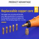 HiLDA JD5208 220V Mini Electric Grinder Jade Carving Polishing Micro Drill Engraving Pen Rotary Tool