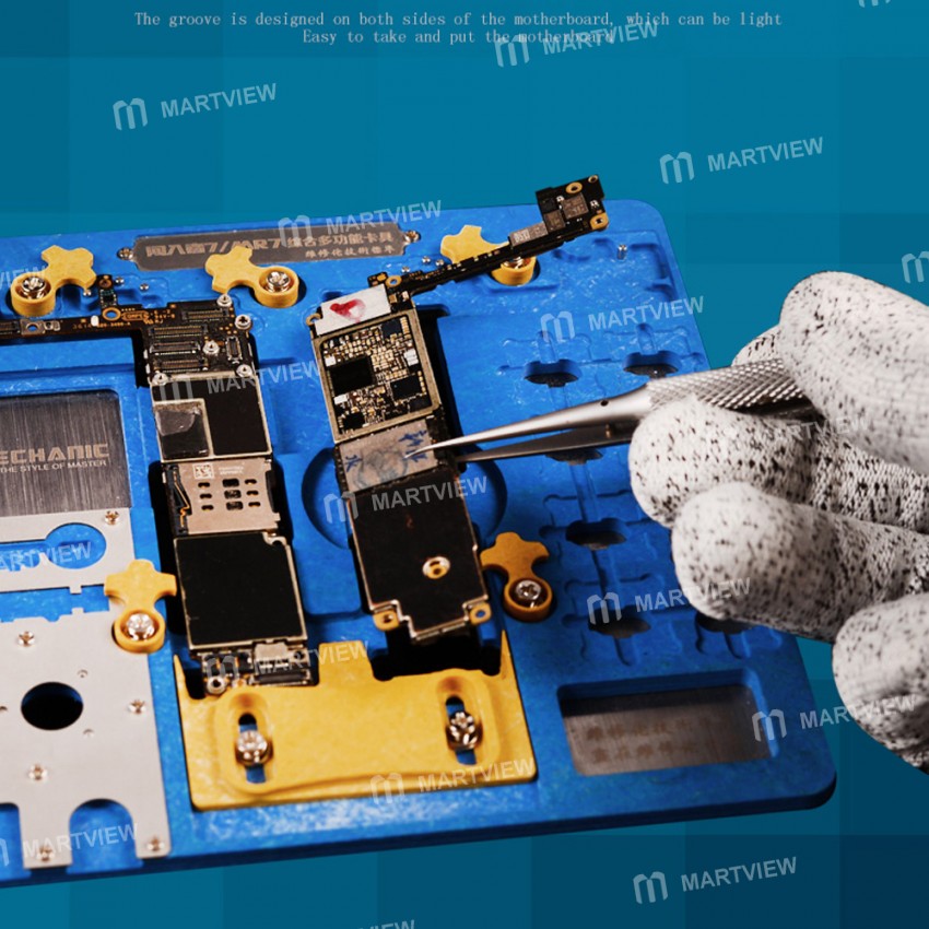 Mechanic MR7 Multi-Function Motherboard Repair Fixture for iPhone XR / 8 Plus / 8 / 7 Plus / 7 / 6S