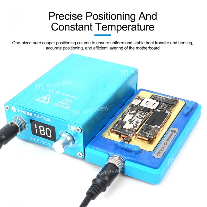 sunshine t12a-n15-4-in-1-motherboard-heating-platform-module-for-iphone-15-series-4
