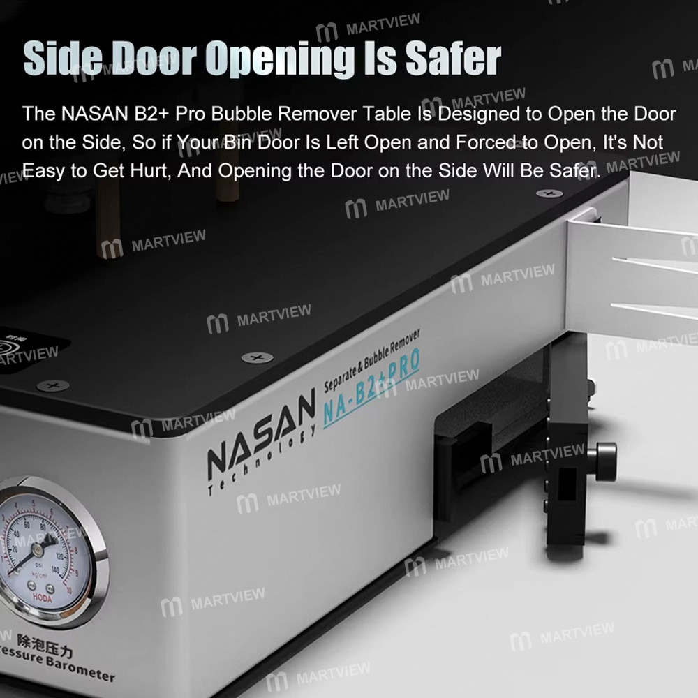 nasan na-b2-pro-2-in-1-8-inch-multi-function-bubble-remover-separator-machine-built-in-air-compresso