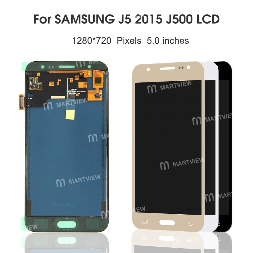 TFT LCD Display Touch Screen Digitizer Assembly Replacement for Samsung Galaxy J5 2015 J500F - Gold