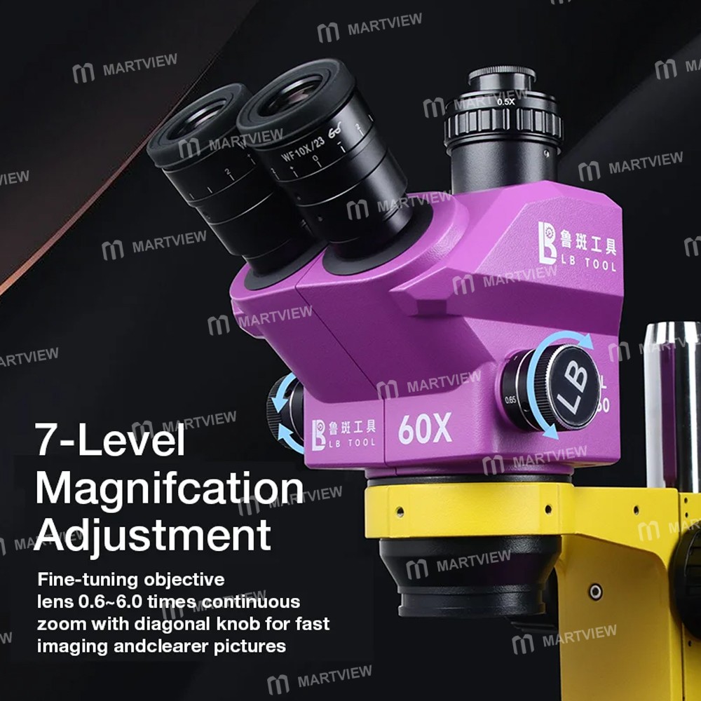 luban lb-6560-65-60x-wet-eye-grade-stereo-continuous-zoom-4k-trinocular-microscope-with-big-base-6