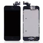 Replacement original iPhone 5 LCD with spareparts home button earphone camera etc
