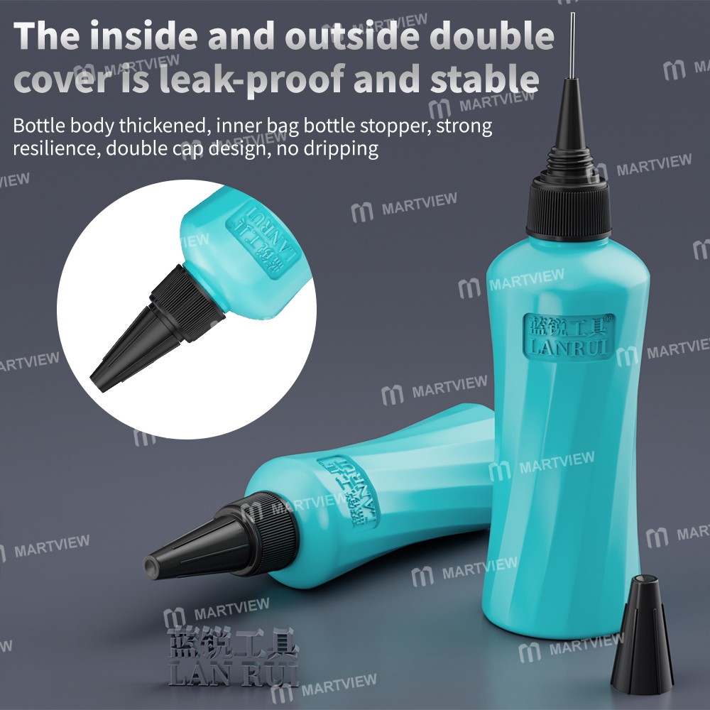 lanrui m110-60ml-100ml-leak-proof-double-cap-design-solvent-bottle-for-mobile-phone-repair-3