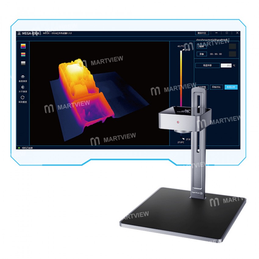 MEGA-IDEA Super IR Cam 2S 3D Infrared Thermal Imaging Analyzing Camera for PCB Short Circuit Diagnos