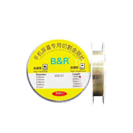 0.06mm Alloy Cutting Wire Molybdenum Wire Separator Fr Cell Phone -100meter