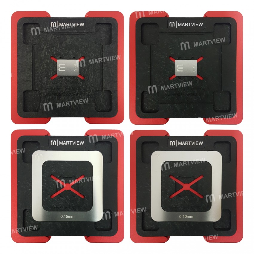 Martview RB-01 Reballing Stencil Tin Net Full Set for EMMC / EMCP / UFS BGA153 / 162 / 169 / 186 / 2