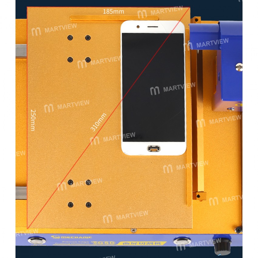 Mechanic TG50 Precise Edge Cutting Machine Screen Separator Mid-Frame Removal Tool