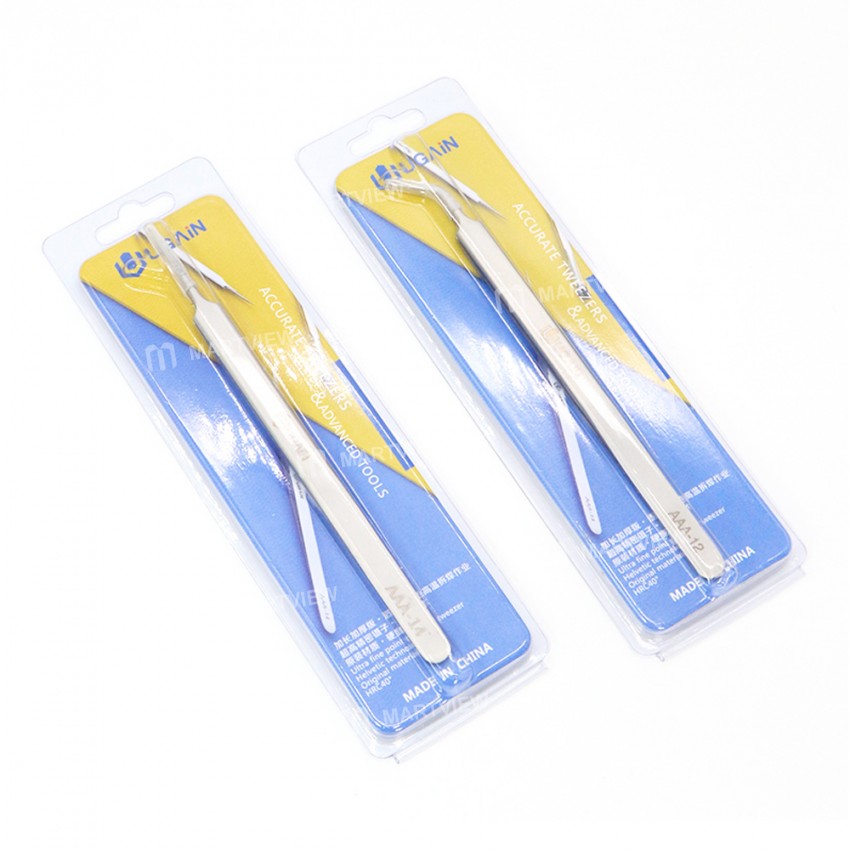 UGAIN AAA-14 AAA-12 Precision Jump Wire Non-Magnetic Stainless Steel Tweezer