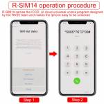 R-SIM14 X V18 Ultra ICCID SIM Card Unlock for iPhone XR / Xs Max / Xs / X / 8 Plus / 8 / 7 Plus / 7