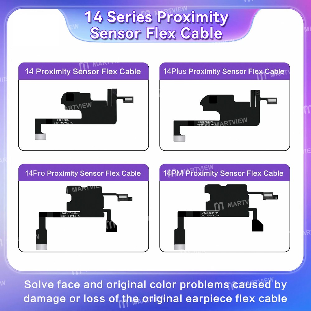 i2c i6s-programmer-earpiece-detection-small-board-flex-cable-for-iphone-13-to-14pm-ipad-pro-14