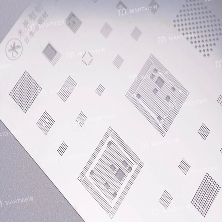 Mijing iPH-15 0.12mm BGA Square Holes Reballing Stencil for iPhone 12 / 12 Mini / 12 Pro / 12 Pro Ma