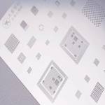 Mijing iPH-15 0.12mm BGA Square Holes Reballing Stencil for iPhone 12 / 12 Mini / 12 Pro / 12 Pro Ma