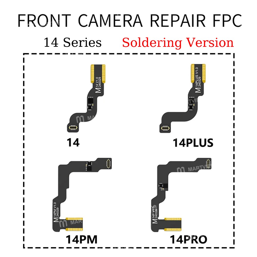 mijing zh01-front-camera-repair-fpc-flex-cable-for-iphone-14-to-15pro-max--soldering-version-4