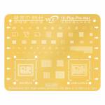 WL Gold BGA Reballing Stencil for iPhone 16 / 16 Plus / 16 Pro / 16Pro Max CPU IC Soldering Repair